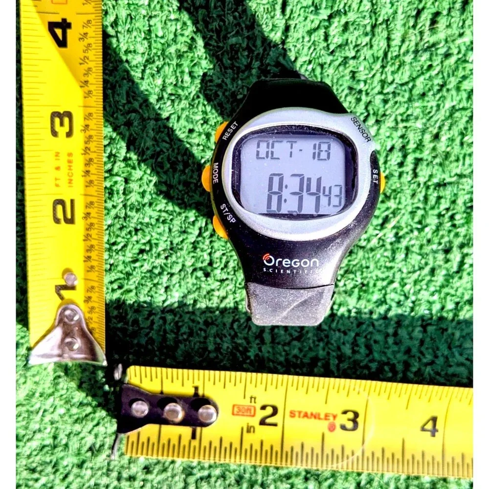 Oregon Scientific IHM80004 Heart Rate/Calorie Counter Quartz Digital Watch EUC